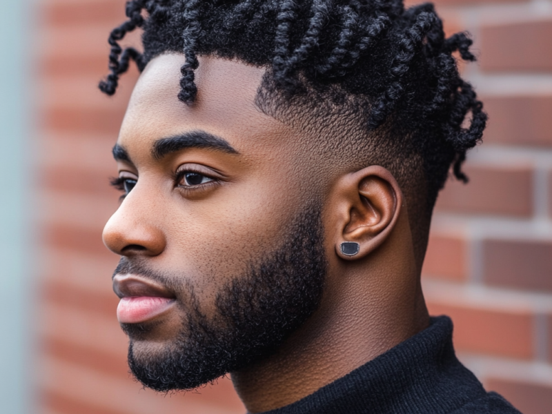 20 Modern Mid Fade and Twists for Black Men: Classic Meets Contemporary with Fresh and Balanced Styles