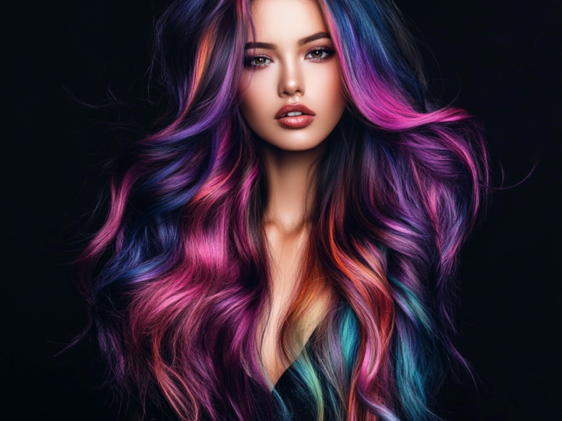 Stunning Colorful Ombre Hair Ideas for Long Hair: Bold and Vibrant Styles