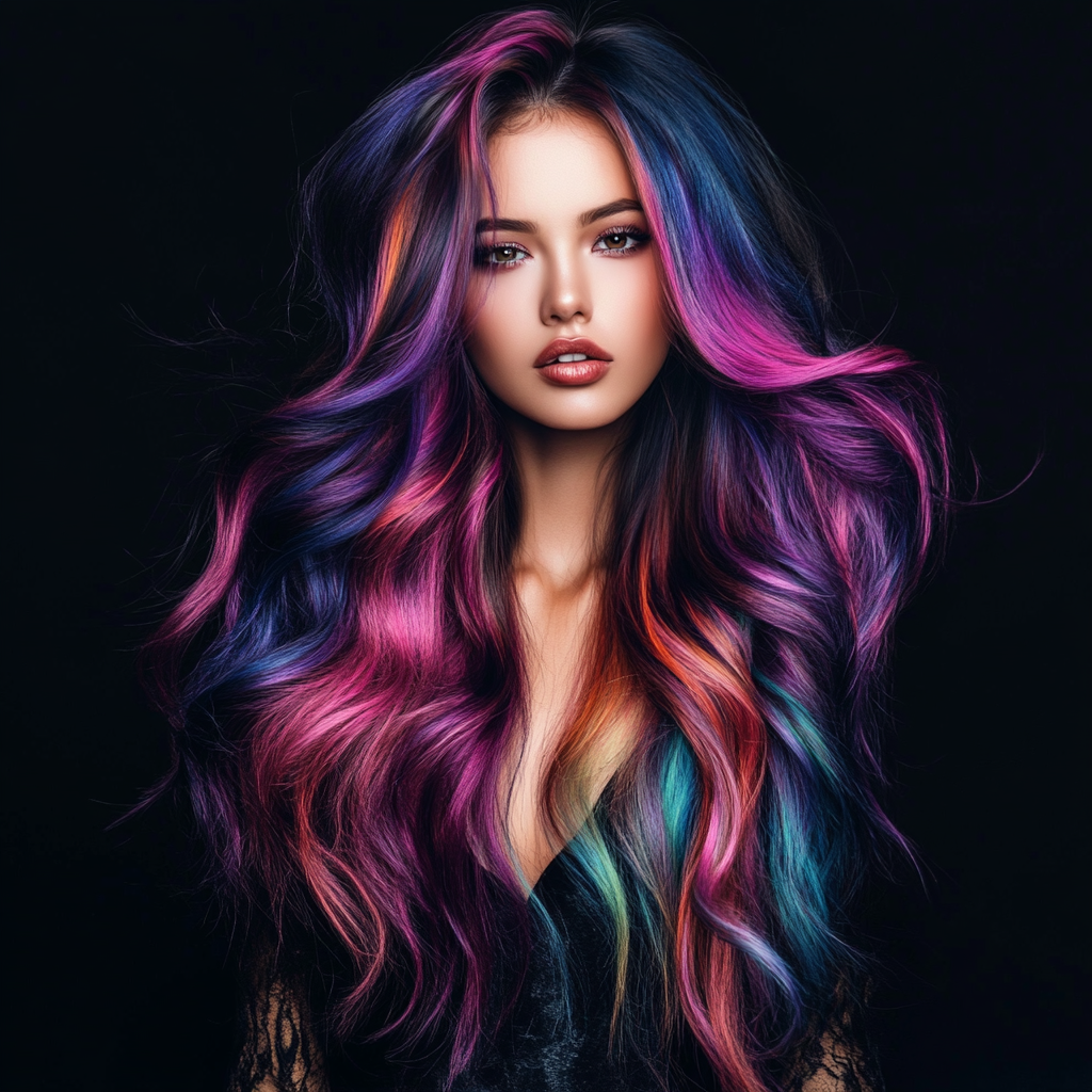 Stunning Colorful Ombre Hair Ideas for Long Hair: Bold and Vibrant Styles